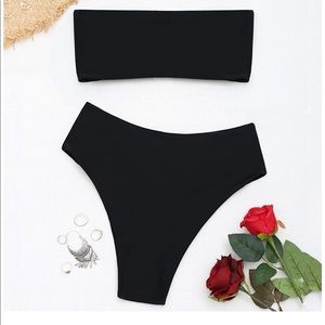 Zaful Bandeau Cheeky Bikini